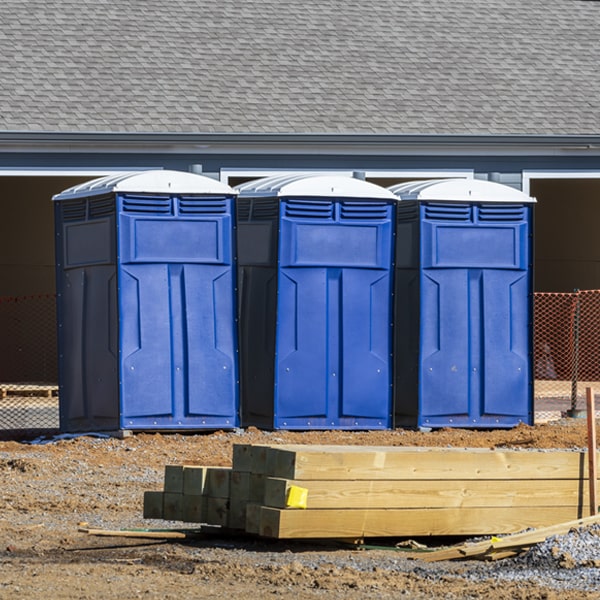 is there a specific order in which to place multiple porta potties in Dortches